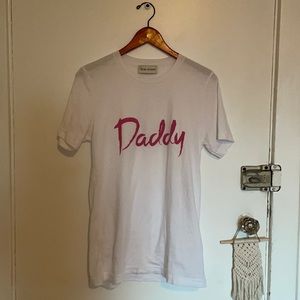 Rachel Antonoff “Daddy” tee size Small